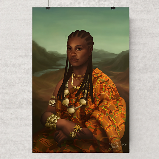 Rolled Posters Mama Lisa Matte Colored